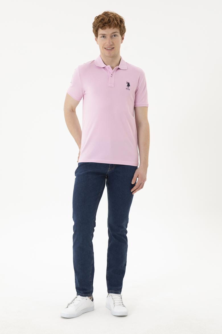 Erkek Pembe Basic Tişört - 50284633068