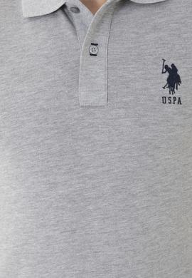 Erkek Gri Melanj Basic Tişört - 50284633156