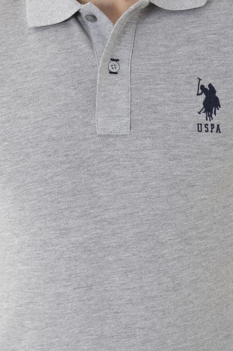 Erkek Gri Melanj Basic Tişört