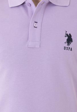 Erkek Lila Basic Tişört - 50284633051