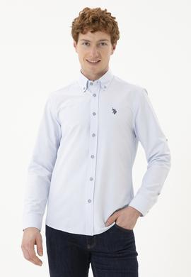 Erkek Açık Mavi Uzun Kollu Gömlek - 50288653010