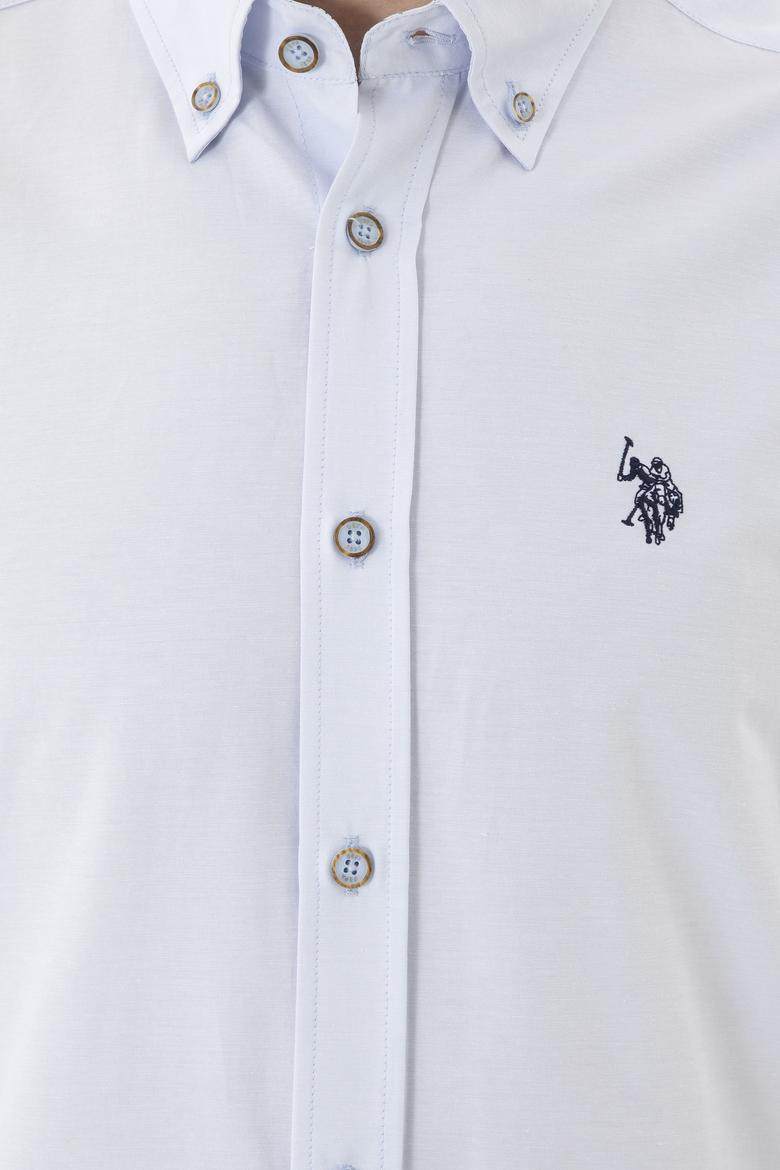 Erkek Açık Mavi Uzun Kollu Gömlek - 50288653010