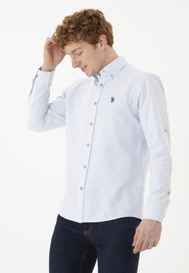 Erkek Açık Mavi Uzun Kollu Gömlek - 50288653010