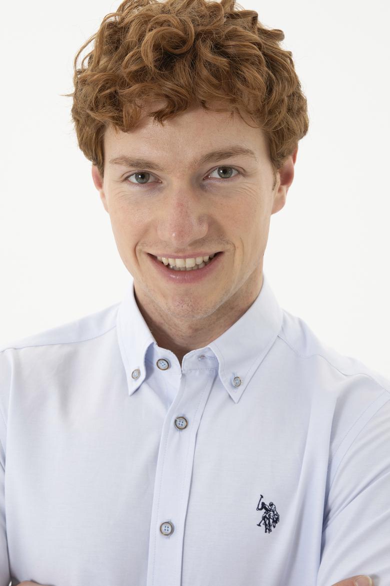 Erkek Açık Mavi Uzun Kollu Gömlek - 50288653010