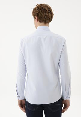 Erkek Açık Mavi Uzun Kollu Gömlek - 50288653010