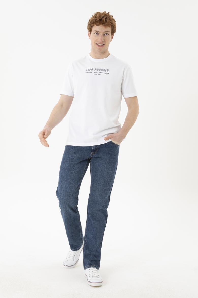 Erkek Yeşil Jean Pantolon