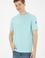 Erkek Su Yeşili Basic Tişört