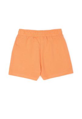 Kız Çocuk Somon Örme Şort - 50288132019