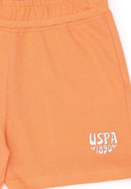 Kız Çocuk Somon Örme Şort - 50288132019