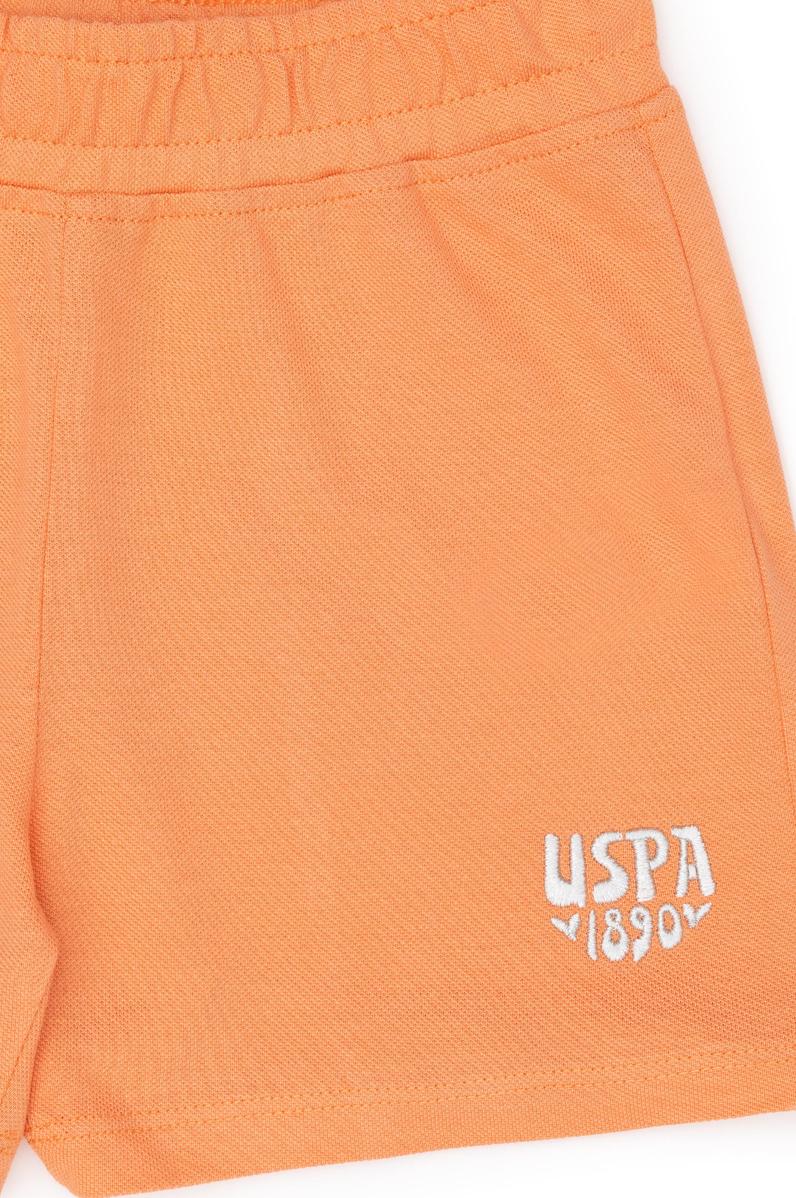 Kız Çocuk Somon Örme Şort