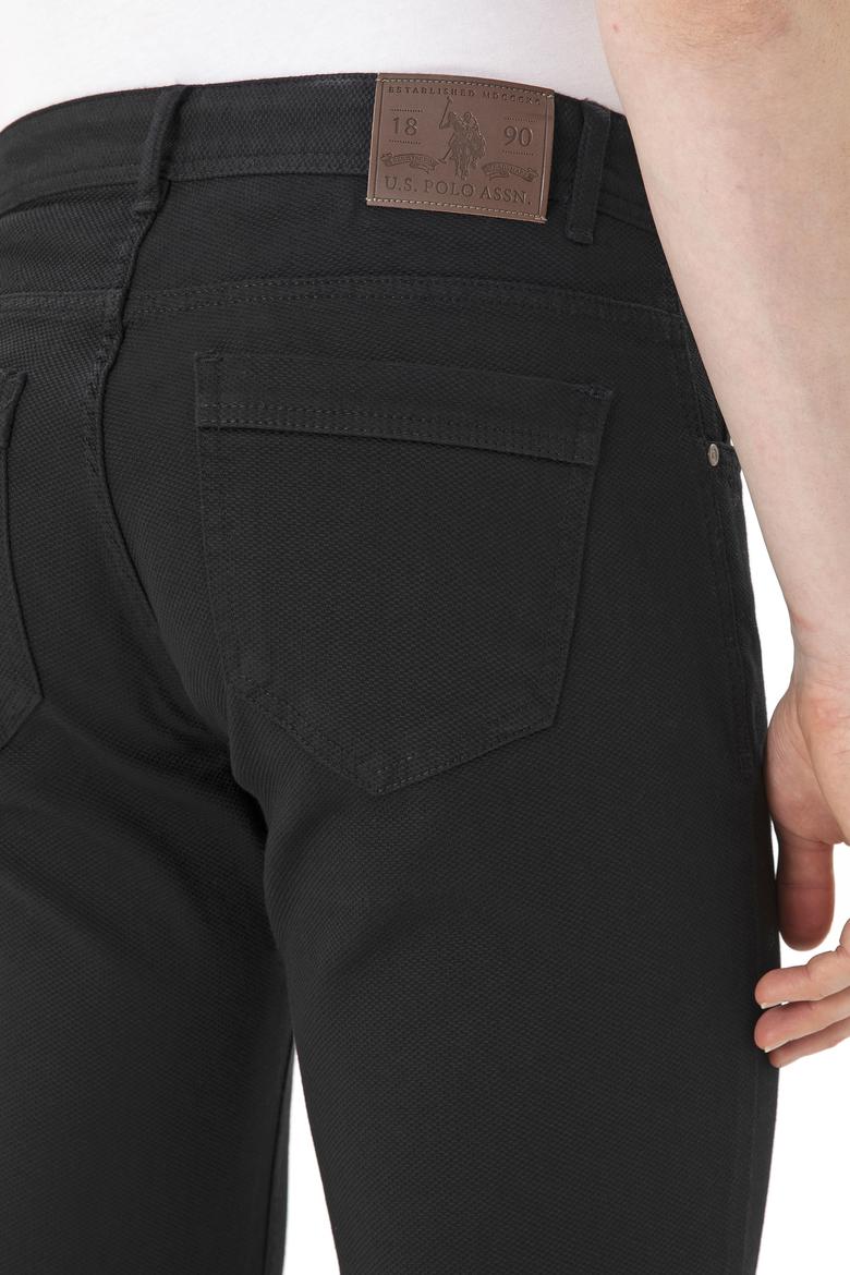 Erkek Regular Fit Siyah Kanvas Pantolon - 50256592019