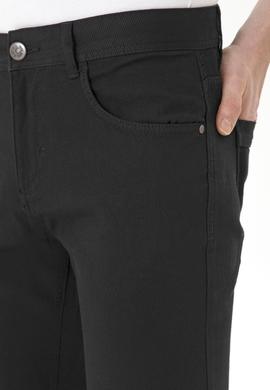 Erkek Regular Fit Siyah Kanvas Pantolon - 50256592019