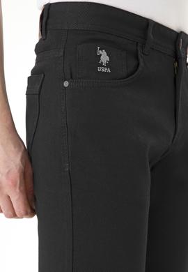 Erkek Regular Fit Siyah Kanvas Pantolon - 50256592019