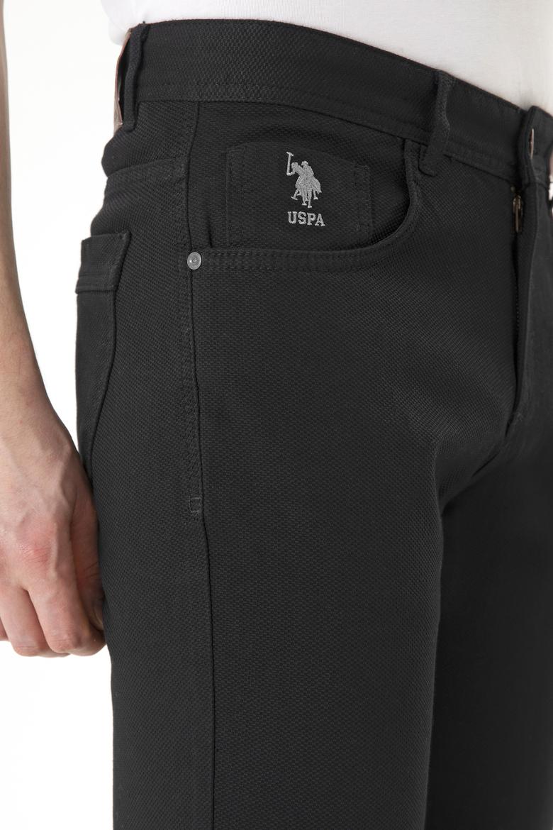 Erkek Regular Fit Siyah Kanvas Pantolon - 50256592019