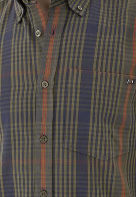 Erkek Haki Uzun Kollu Gömlek - 50272345009