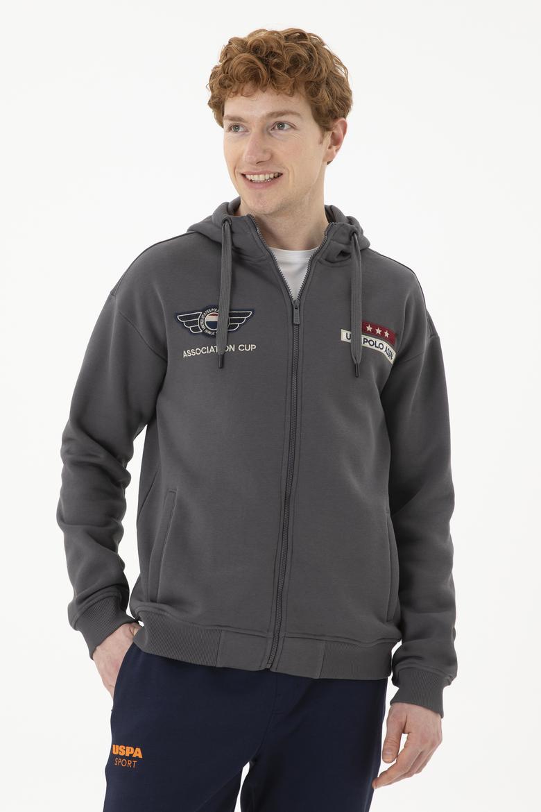 Erkek Antrasit Örme Hırka - 50270798039