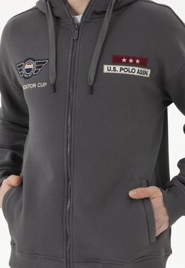 Erkek Antrasit Örme Hırka - 50270798039