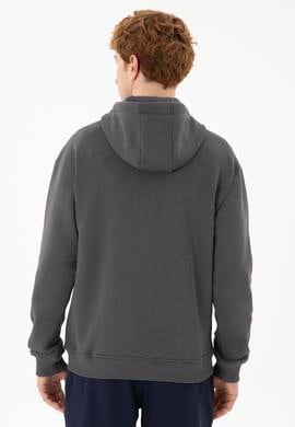 Erkek Antrasit Örme Hırka - 50270798039