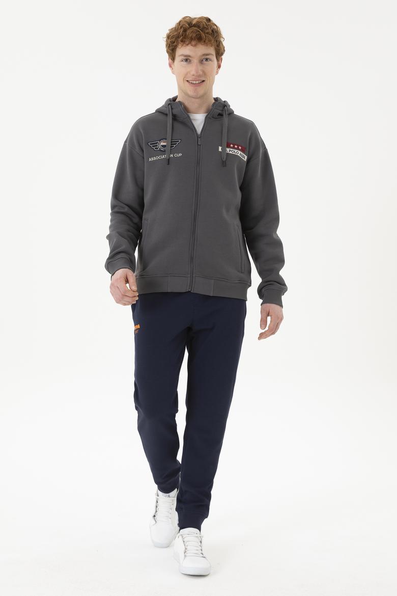 Erkek Antrasit Örme Hırka - 50270798039