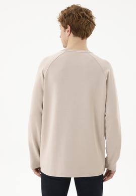 Erkek Bej Sweatshirt - 50270814038