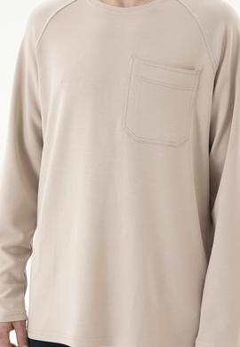 Erkek Bej Sweatshirt - 50270814038