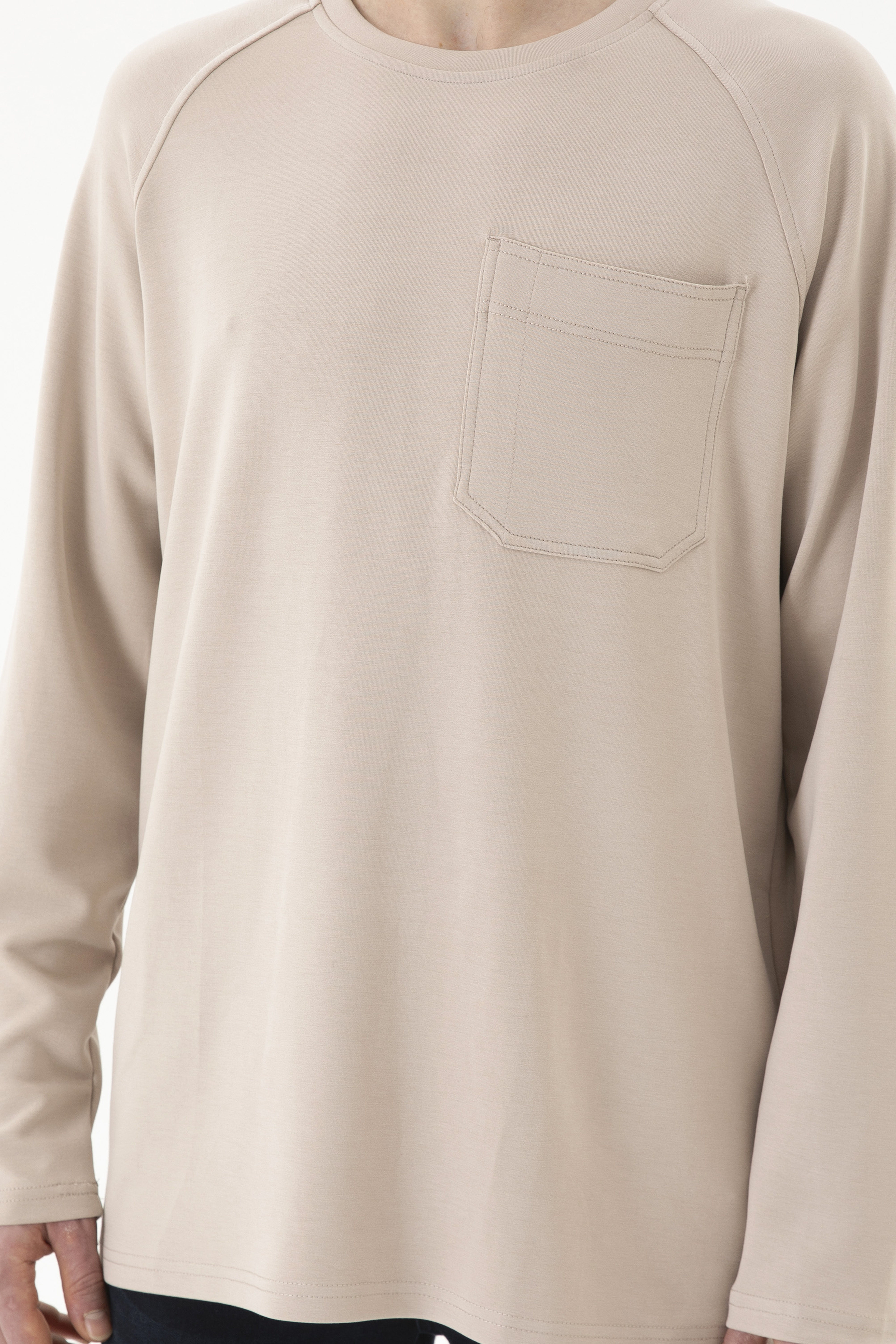 Erkek Bej Sweatshirt - Image 6