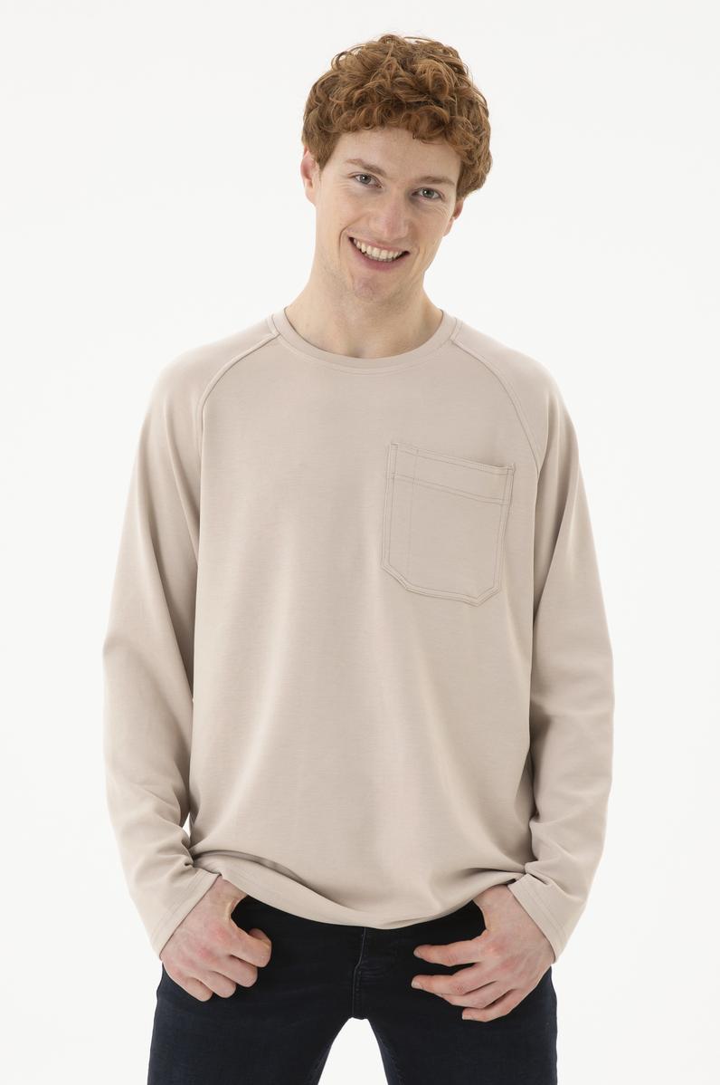 Erkek Bej Sweatshirt