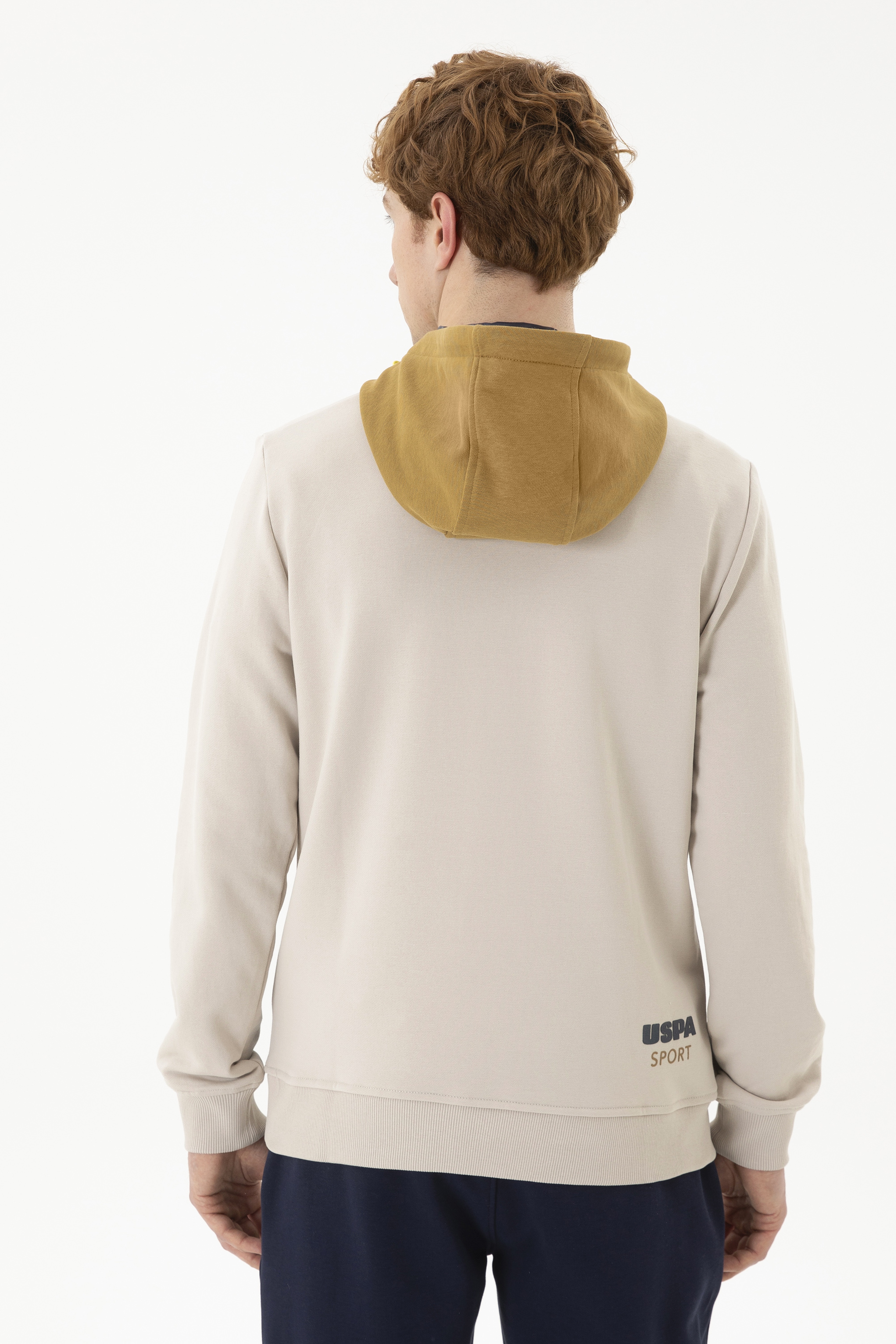 Erkek Bej Sweatshirt