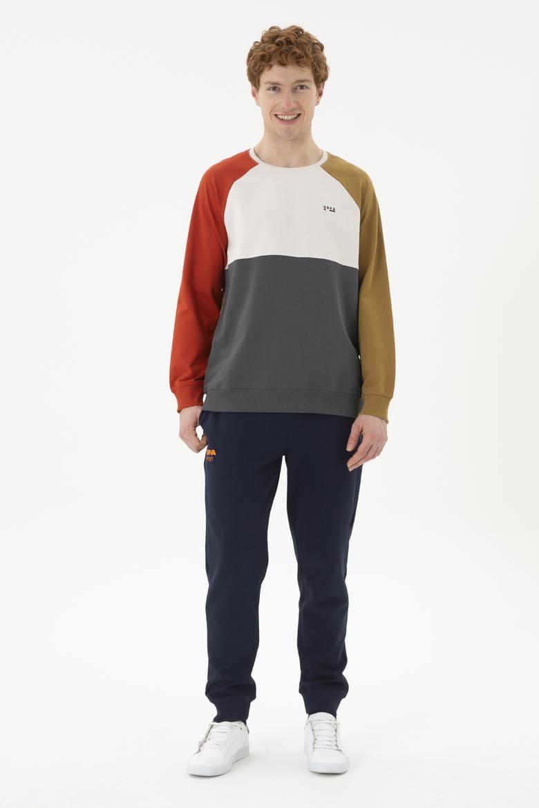 Erkek Açık Haki Sweatshirt - 50270756031