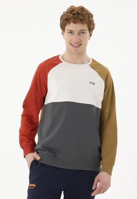 Erkek Açık Haki Sweatshirt - 50270756031