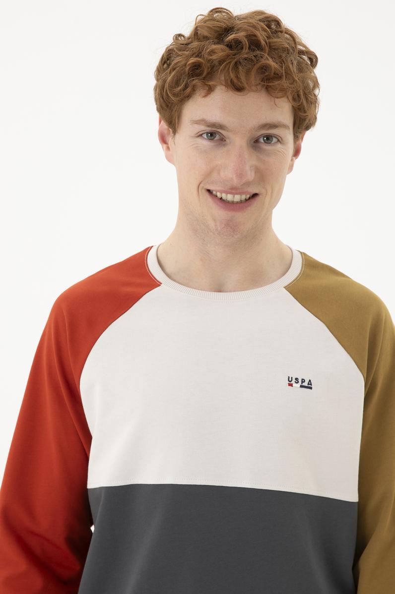 Erkek Açık Haki Sweatshirt