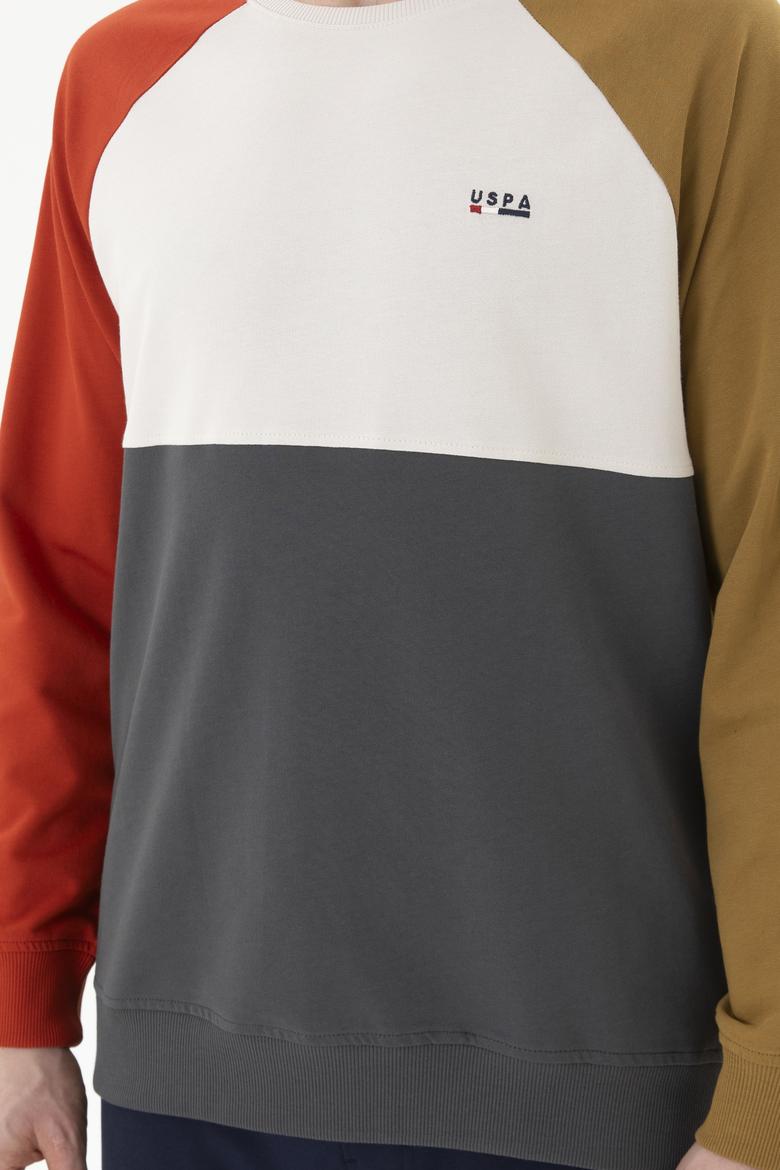 Erkek Açık Haki Sweatshirt - 50270756031