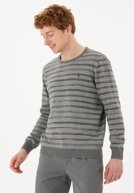 Erkek Gri Melanj Kazak - 50252197027