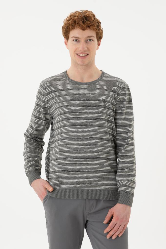 Erkek Gri Melanj Kazak