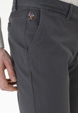 Erkek Regular Fit Antrasit Kanvas Pantolon - 50253418044