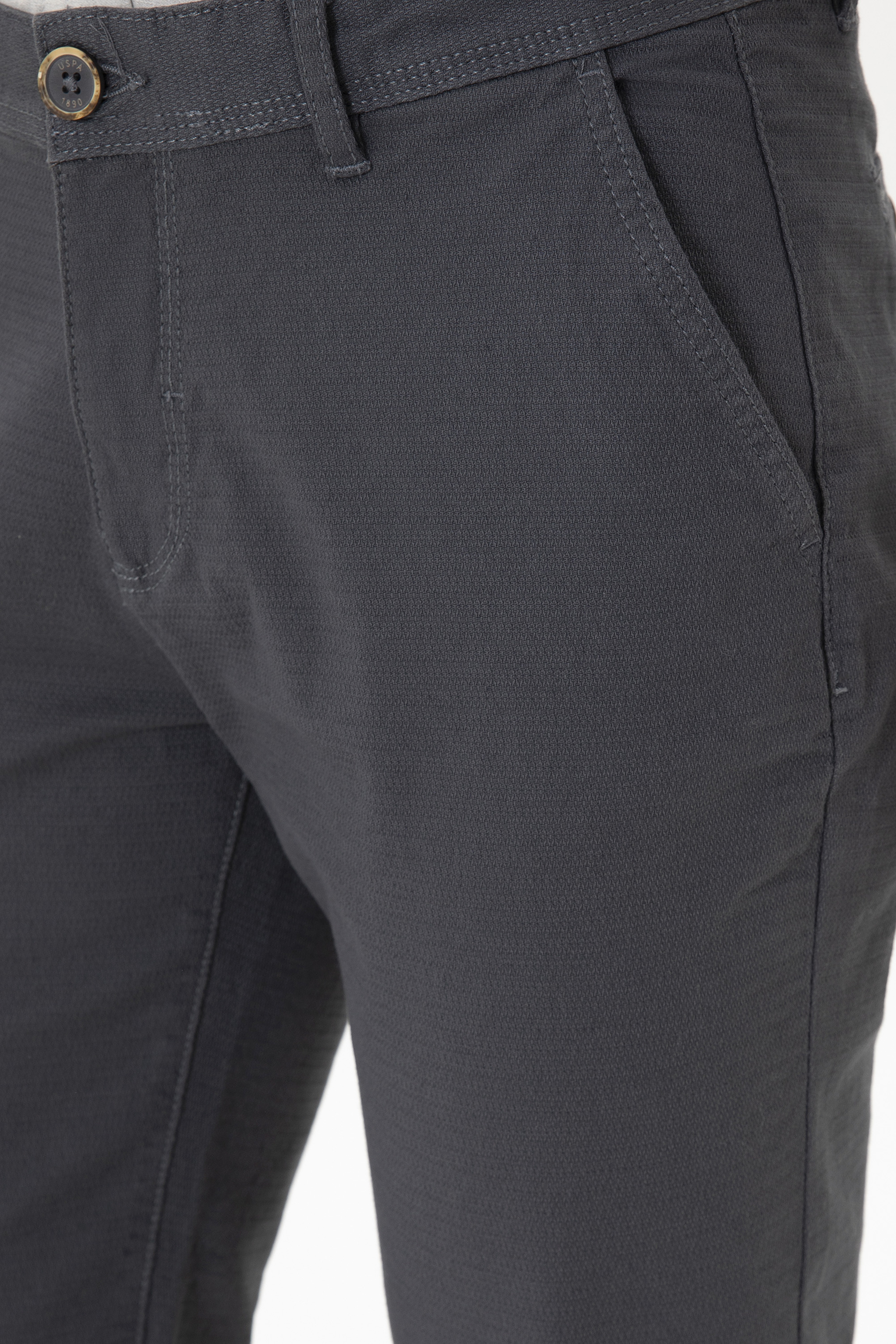 Erkek Regular Fit Antrasit Kanvas Pantolon - Image 6