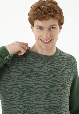 Erkek Yeşil Kazak - 50256638017