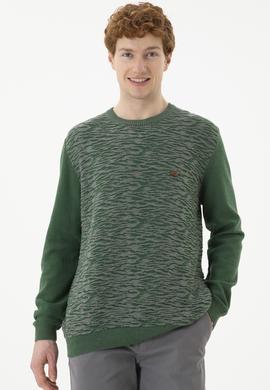 Erkek Yeşil Kazak - 50256638017