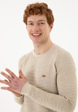 Erkek Taş Melanj Kazak - 50253795023