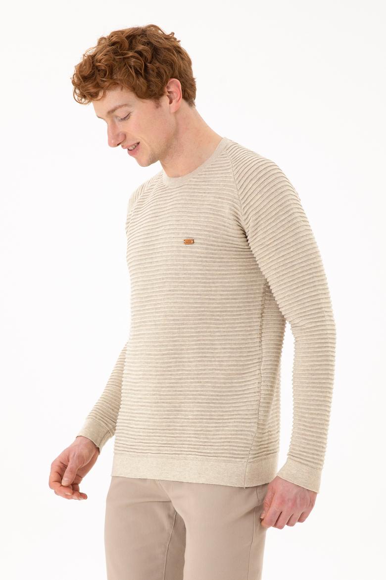 Erkek Taş Melanj Kazak - 50253795023