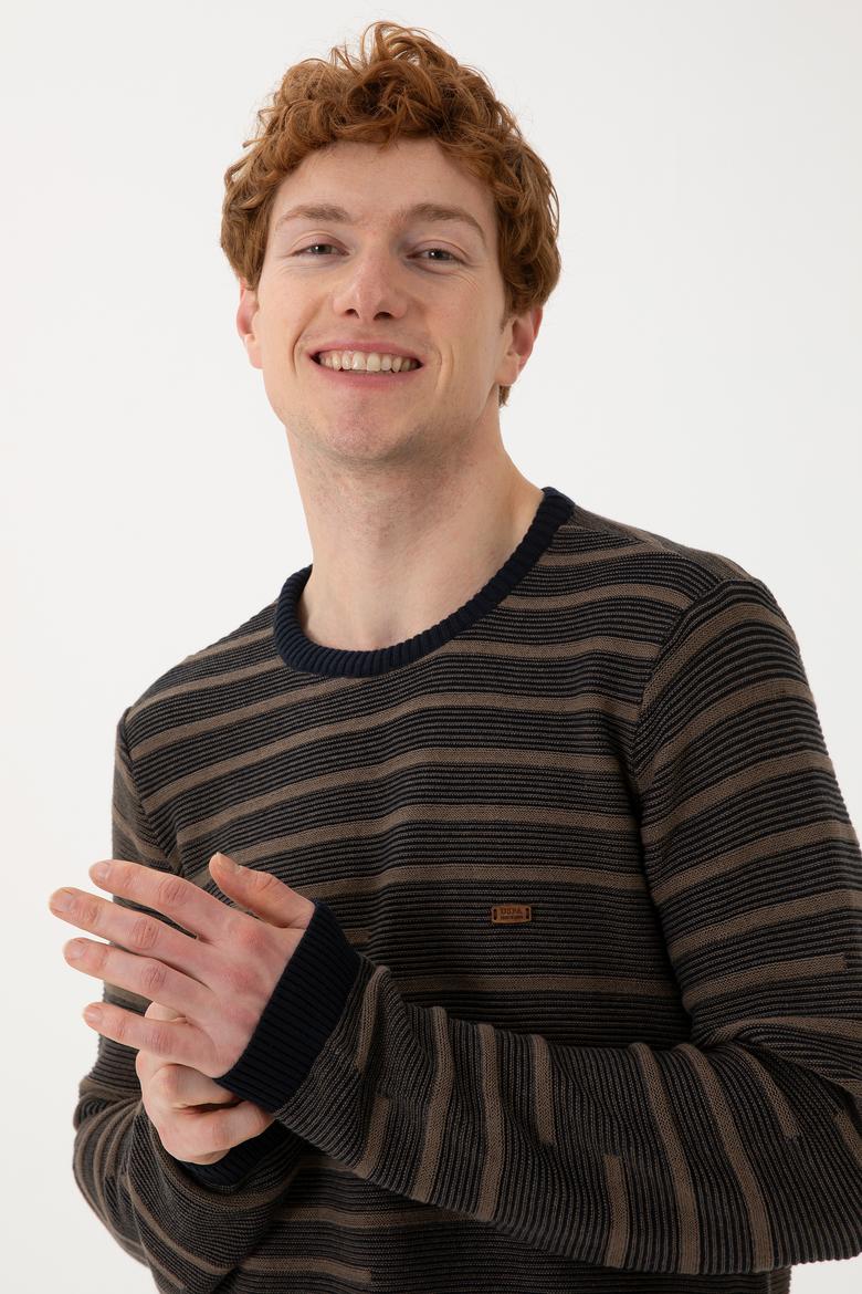 Erkek Lacivert Kazak - 50253954008