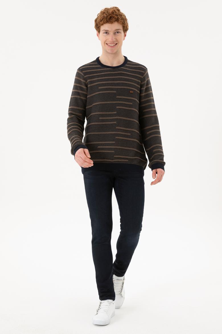 Erkek Lacivert Kazak - 50253954008