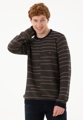 Erkek Lacivert Kazak - 50253954008