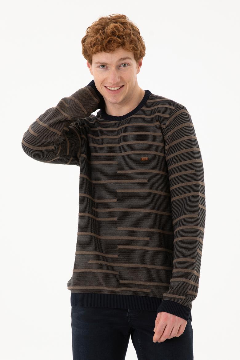 Erkek Lacivert Kazak - 50253954008