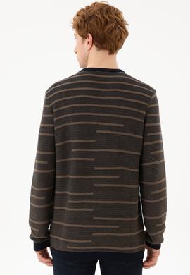 Erkek Lacivert Kazak - 50253954008