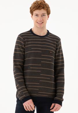 Erkek Lacivert Kazak - 50253954008