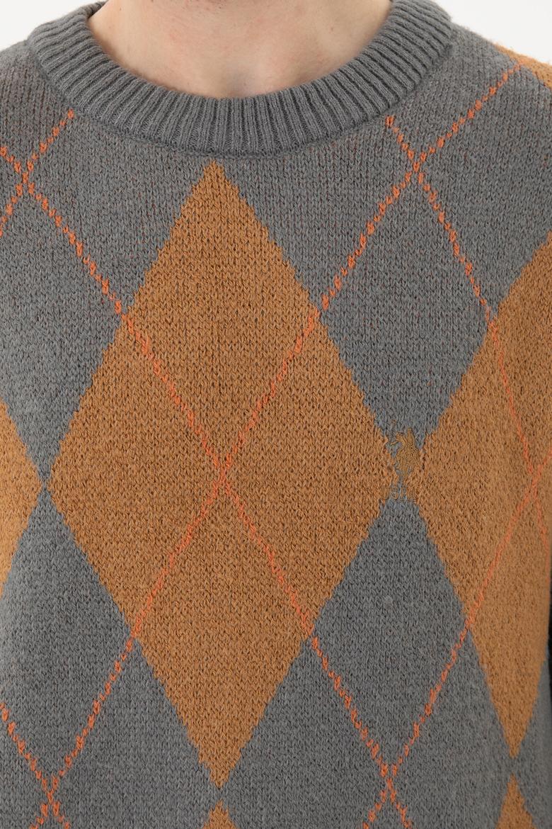 Erkek Gri Melanj Kazak - 50256191014