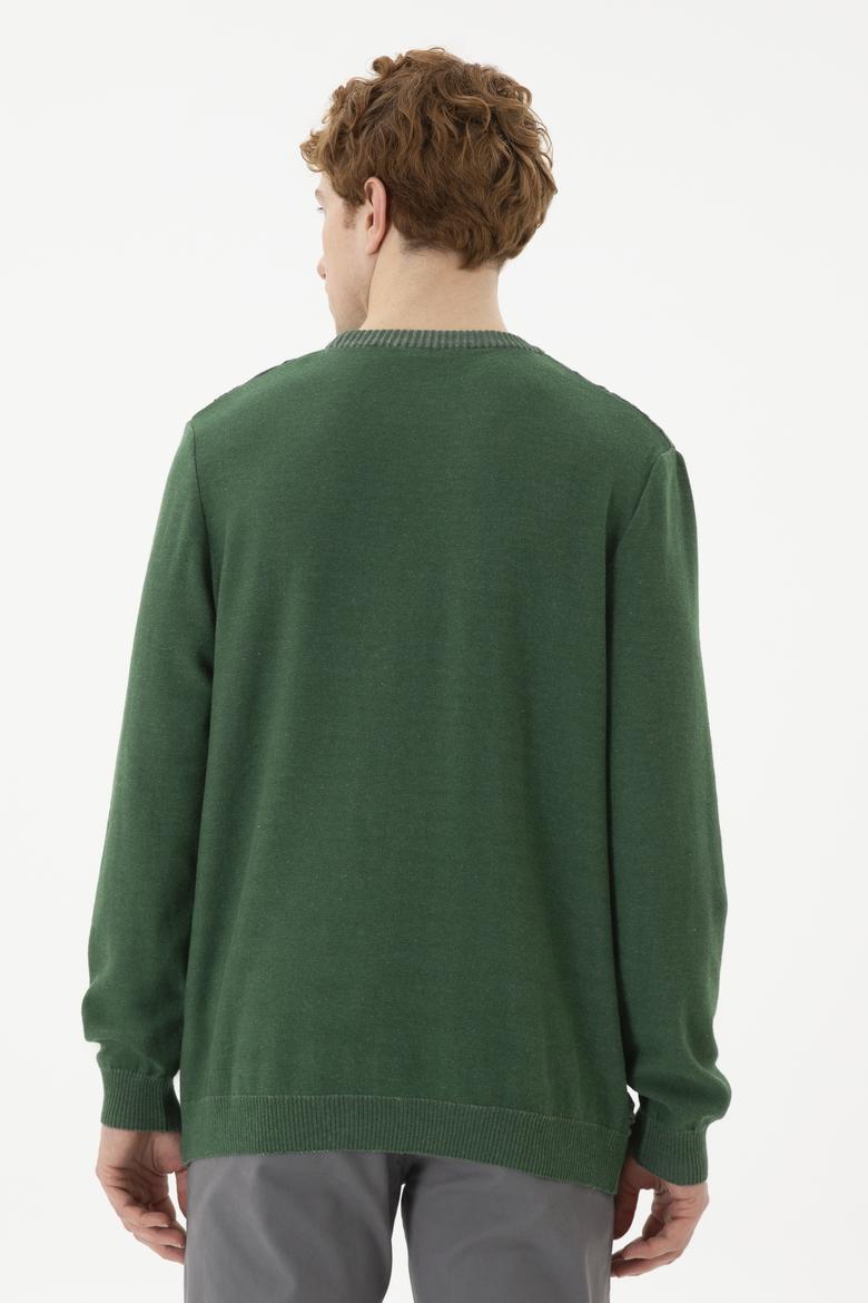 Erkek Yeşil Kazak - 50256638017