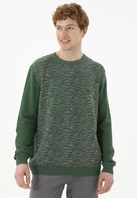 Erkek Yeşil Kazak - 50256638017