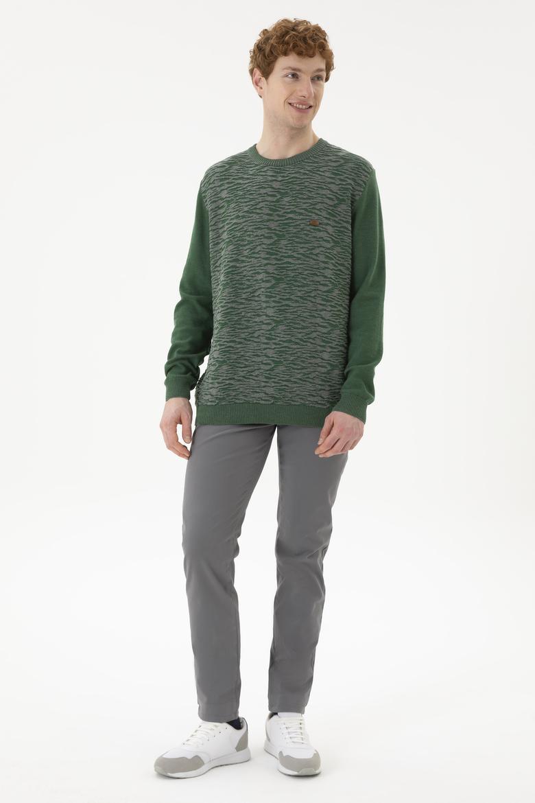 Erkek Yeşil Kazak - 50256638017